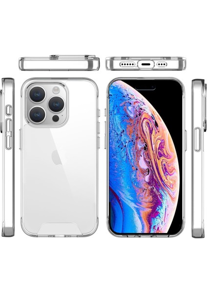iPhone 15 Pro Nebula Aqua Transparan Ultra Şeffaf Kılıf Çizilmeye Dayanıklı Tam Kapsamlı Koruma modelleri