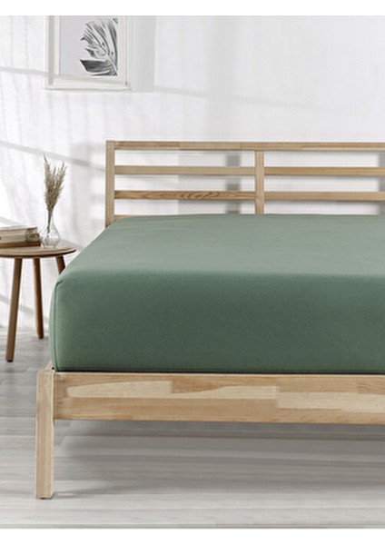 Pamuklu Lastikli Fitted Jersey Çarşaf (Lacivert, 100X200 cm) 360 Derece Lastikli Yatak Örtüsü