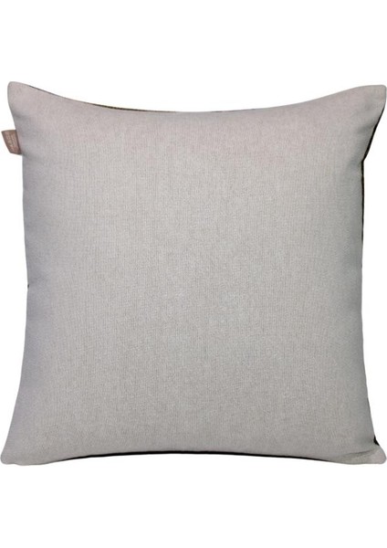 Belıeve Karlı Evli Yılbaşı Jakarlı Dokuma Goblen Dekoratif Simli Kırlent 45*45