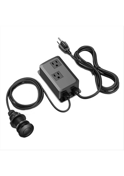 Basınç Anahtarı Kutusu Çöp Bertaraf Hava Anahtarı Düğmesi Mutfak Için Üst Çöp Bertaraf Hava Anahtarı Kiti (Abd Fişi) B (Yurt Dışından)