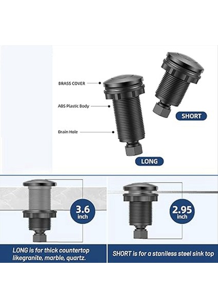 Basınç Anahtarı Kutusu Çöp Bertaraf Hava Anahtarı Düğmesi Mutfak Için Üst Çöp Bertaraf Hava Anahtarı Kiti (Abd Fişi) B (Yurt Dışından) fırsatları