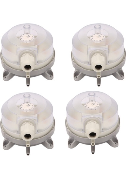 4x Hava Diferansiyel Basınç Anahtarı 30-300PA 1k-5kpa Ayarlanabilir Mikro Basınç Hava Anahtarı (Yurt Dışından)