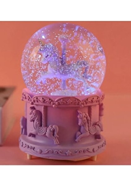 Karınca Unicorn Işıklı Kar Küresi ve Müzik Kutusu 2 Li Set El Yapımı ve Koleksiyonluk indirimleri