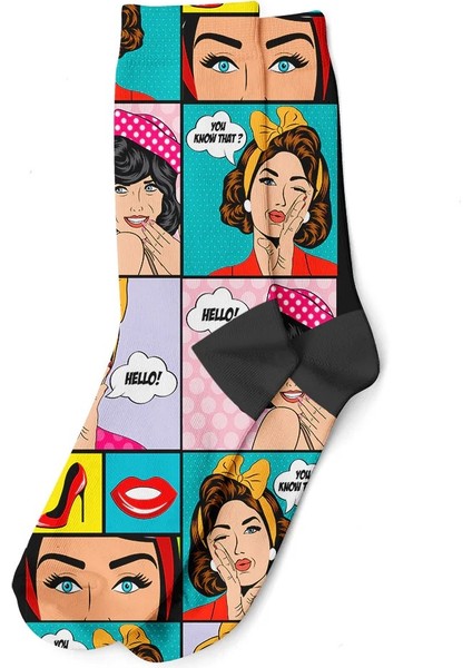 Dijital Baskılı Çorap modelleri