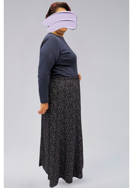 Parçalı Uzun Namaz Etek, Viskon Mor Şal 8 Parça Uzun Kadın Etek fiyatları