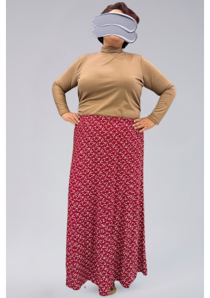 Parçalı Uzun Namaz Etek, Viskon Çıtır 8 Parça Uzun Kadın Etek fiyatları