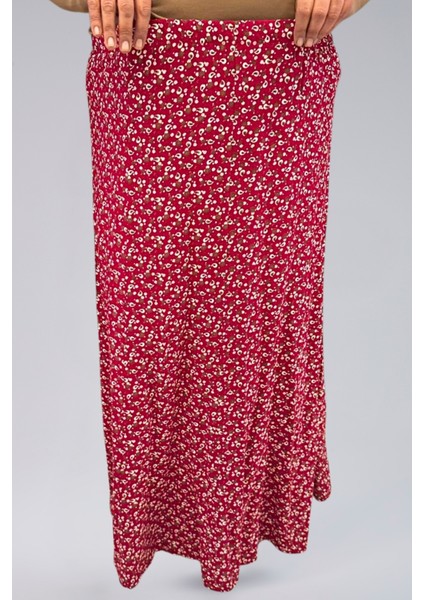 Parçalı Uzun Namaz Etek, Viskon Çıtır 8 Parça Uzun Kadın Etek indirimleri