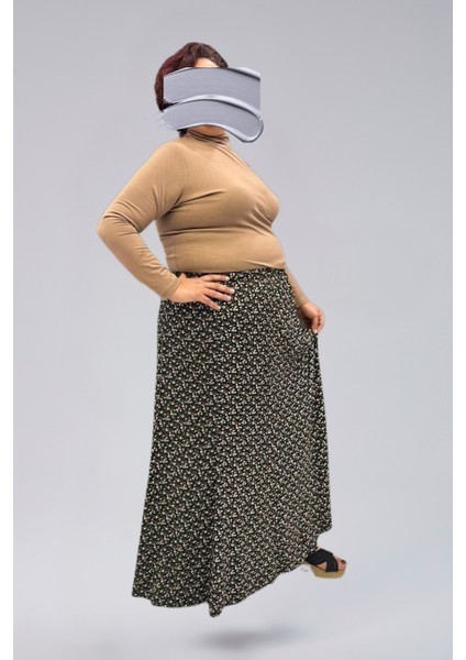 Parçalı Uzun Namaz Etek, Viskon Çıtır 8 Parça Uzun Kadın Etek fiyatları