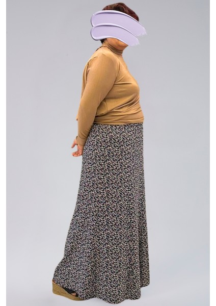 Parçalı Uzun Namaz Etek, Viskon Civil 8 Parça Uzun Kadın Etek modelleri