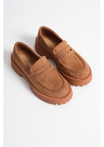 Rion Kadın Günlük Taba Süet Ayakkabı fırsatları