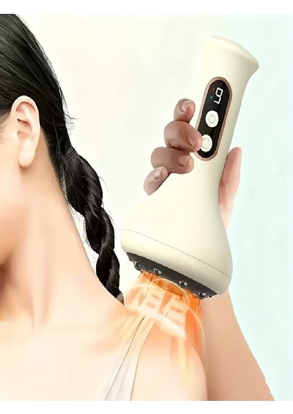 USB Şarjlı Akıllı 9 Kademeli Masaj aleti, Selülit gidermeye yardımcı masaj cihazı, Süper vakumlu Masaj aleti