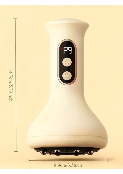 USB Şarjlı Akıllı 9 Kademeli Masaj aleti, Selülit gidermeye yardımcı masaj cihazı, Süper vakumlu Masaj aleti modelleri