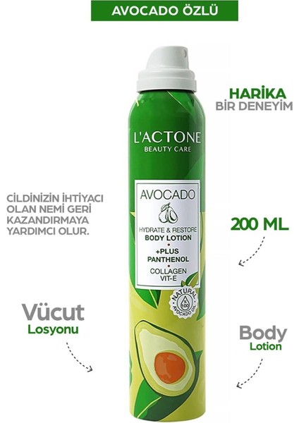 Avocado Panthenol Plus Body Lotion 200 ml - 1 Adet Oje Hediyeli fırsatları