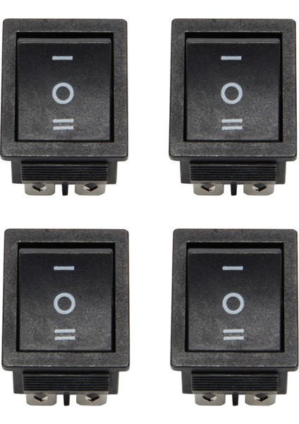 4x 6-Terminaller 3 Konum Açma/kapalı/dpdt Tekne Rocker Switch 16A 250VAC 20A 125VAC (Yurt Dışından)