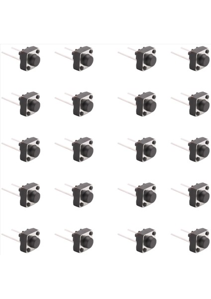 40 Pcs 6X6X5MM Anlık Dokunma Takım Itme Düğmesi Anahtarı 2 Pım Dow Doğa (Yurt Dışından) modelleri