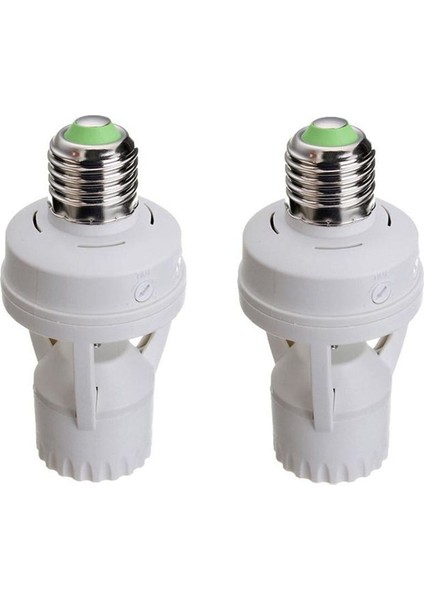 2pcs E27 Hareket Sensörü Işık Anahtarı 100-240V Hareket Dedektörü Temel Lamba Tutucu Işık Kontrolü Akıllı Anahtar Ampul Soketi (Yurt Dışından) fiyatları