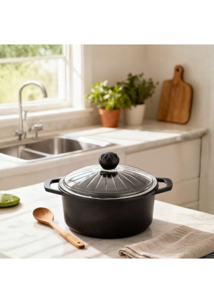 Elmas Derin Tencere 24 cm