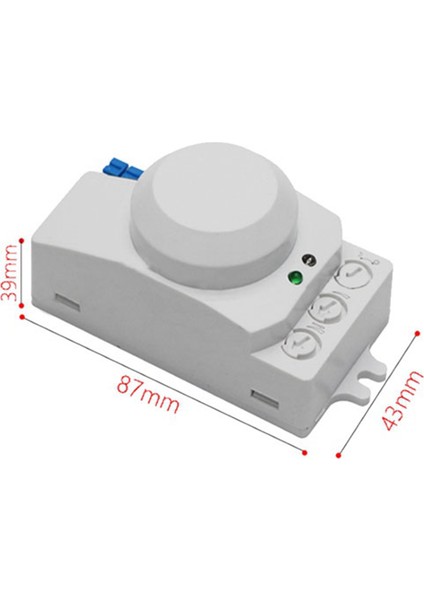 6x 5 8ghz Hf Sistem LED Mikrodalga 360 Derece Hareket Sensörü Işık Anahtarı Gövde Hareket Dedektörü Beyaz (Yurt Dışından) fırsatları