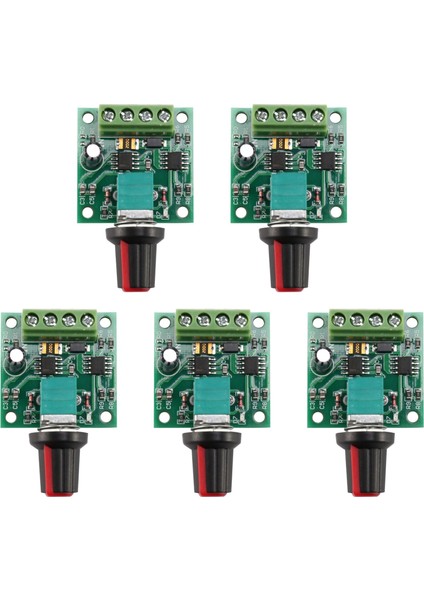 5x Dc 1 8V 3V 5V 6V 12V 2A Motor Hız Kontrolör Denetleyicisi 30W Pwm 1803B K7 (Yurt Dışından)