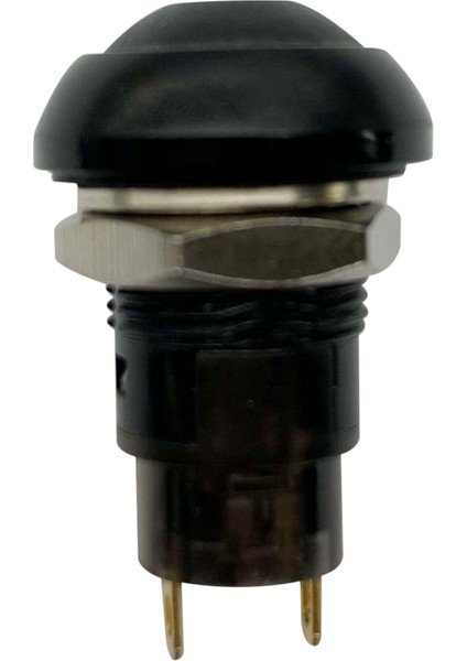 2x Off Mandal Su Geçirmez 12MM Push Düğme Anahtarı Spst 2A IP67 Siyah (Yurt Dışından) fırsatları