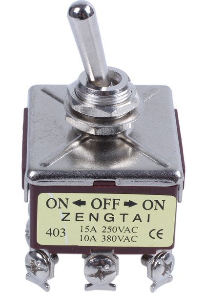 3x Ac 380V 10A Açma/kapalı/3 Konum 12 Pin Mandal Etme Geçiş Anahtarı 4pdt (Yurt Dışından) modelleri