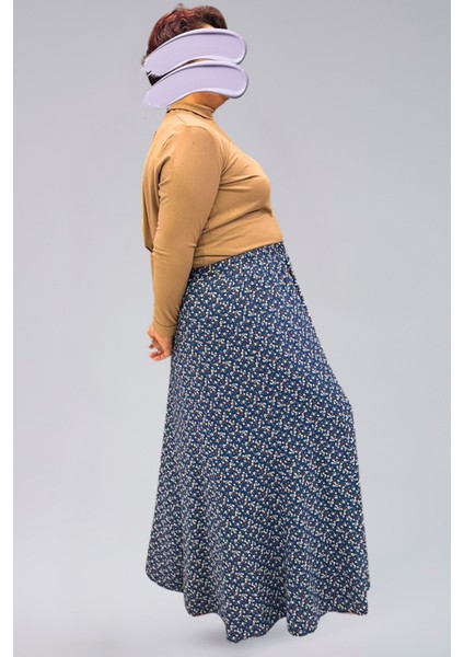 Parçalı Uzun Namaz Etek, Viskon Çıtır 8 Parça Uzun Kadın Etek fırsatları