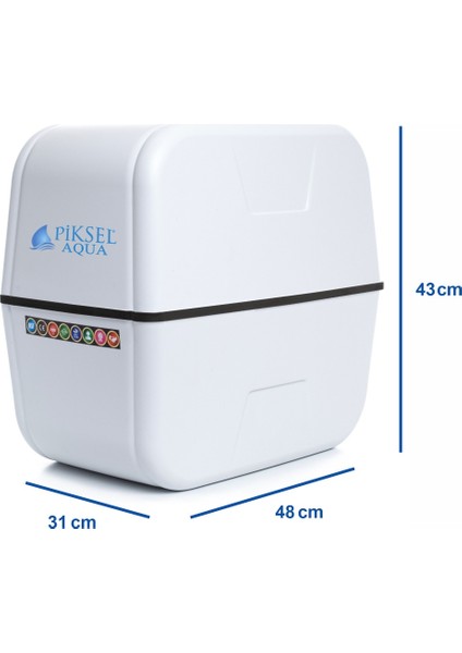 12 Aşamalı Pompalı Çelik Tanklı Alkali Su Arıtma Cihazı fiyatları