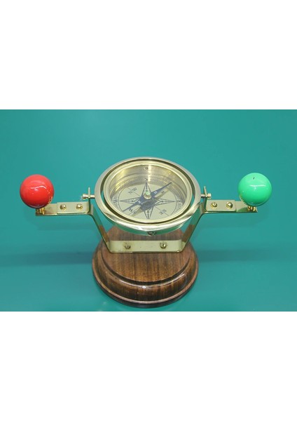 Buğz Masa Üstü Pirinç Filika Pusulası