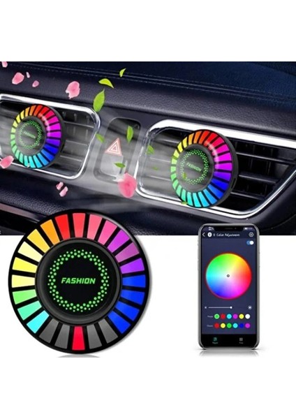 Buğz Araç Içi Koku Hazneli Rgb Sese Duyarlı LED Işık