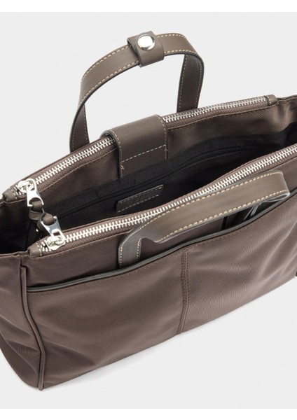 Teknik Kumaş Çapraz Askılı Tote Çanta indirimleri