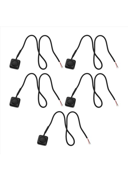 5 Pcs Anlık Anahtar Ani Push Düğmesi Kapalı Anahtar 12V 24V Yüzey Montaj Mini Düğme Anahtarı (Yurt Dışından)