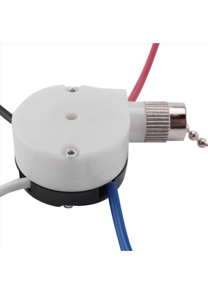 Tavan Fan Anahtarı Kiti 3 Hızlı 4 Tel Fan Anahtarı Fermuar Hız Kontrol Anahtarı ZE-208S Halat Gümüşü ile Tel Anahtar Çekme (Yurt Dışından)