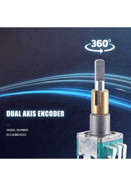 2pcs EC11EBB24C03 Çift Eksenli Kodlayıcı Anahtar 30 Konumlandırma Numarası 15 Nabız Noktası Tutucu 25MM (Yurt Dışından) fiyatları