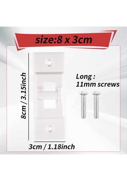 Kazara Açılmayı Veya Kapanmayı Önlemek Için 2 Adet Işık Anahtarı Koruyucu Kapak Çocuk Güvenlik Anahtarı Kilidi (Yurt Dışından) indirimleri