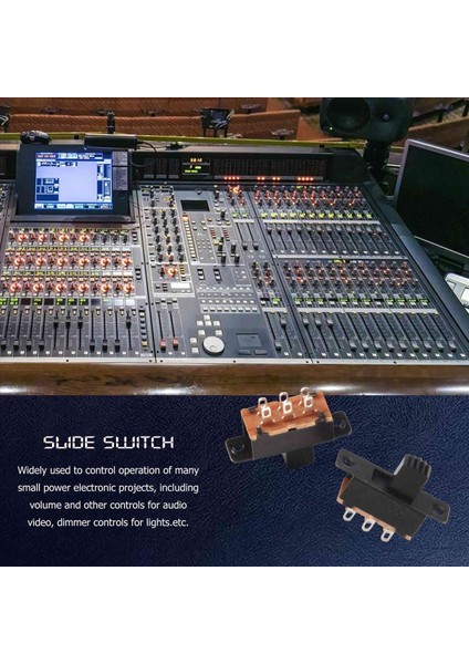 10 Pcs SS22F25-G7 2 Konum Dpdt 2P2T Panel Montaj Mini Slayt Anahtarı Lehim Lug (Yurt Dışından) modelleri