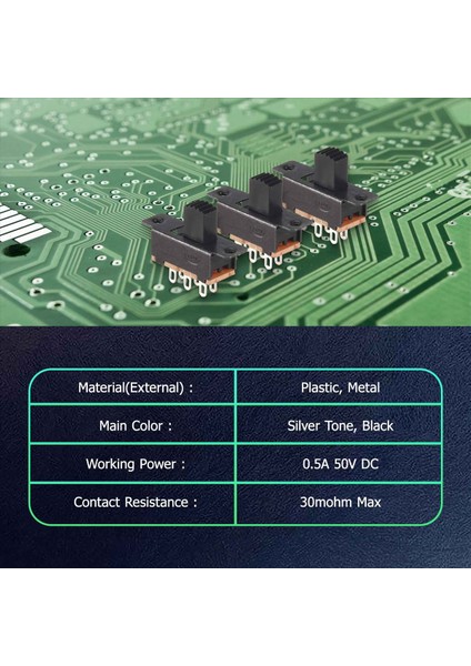 10 Pcs SS22F25-G7 2 Konum Dpdt 2P2T Panel Montaj Mini Slayt Anahtarı Lehim Lug (Yurt Dışından) fırsatları