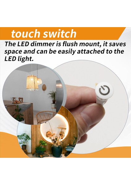 2pcs Dokunlu Dimmer Anahtarı Dc3 7V 5V 12V LED Işık Rv Kabine Gardırop ve Şerit Için Adımsız Dimmer Anahtar Sensörü (Yurt Dışından) fırsatları