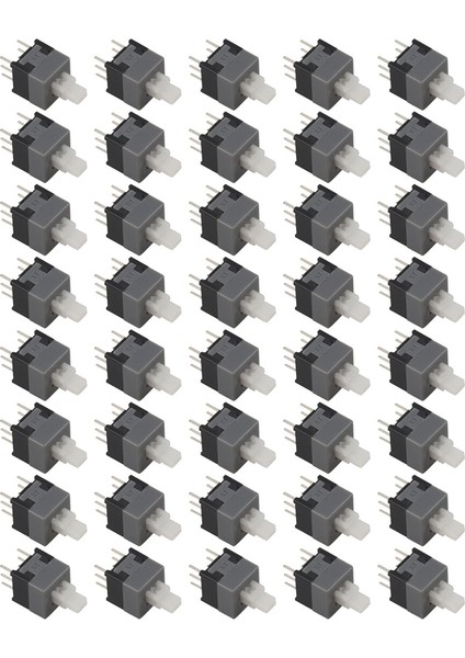 6 Pin Dpdt Mandal Dokunma Itme Düğmesi Pushbutton Anahtarı 40 Pcs (Yurt Dışından)