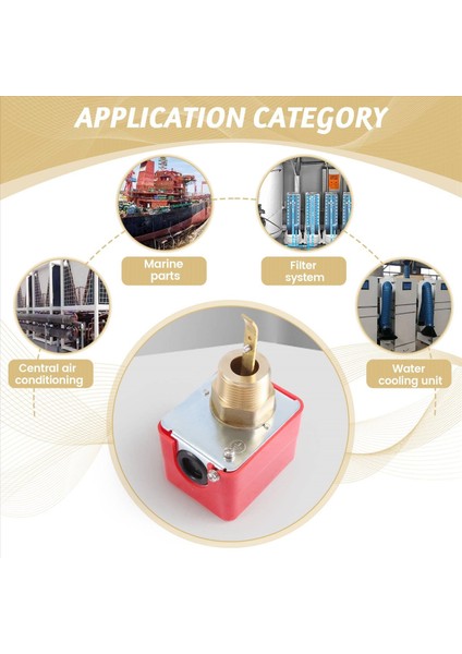 Ac 220V 15A Erkek Iplik Spdt Su Kürek Akışı Anahtarı Hfs-25 (Yurt Dışından) indirimleri