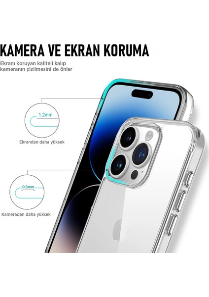 iPhone 16 Nebula Aqua Transparan Ultra Şeffaf Kılıf Çizilmeye Dayanıklı Tam Kapsamlı Koruma fırsatları