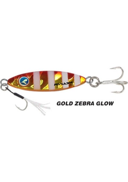 Metal Jig Yem - Ryuji Zuby - 32MM 6.6gr - Gold Zebra Glow