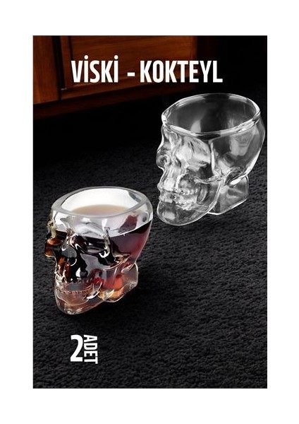 Hsnet Kurukafa Viski ve Kokteyl Cam 2 Adet - ER001Y-54JH89