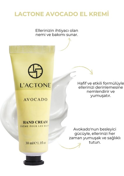 Avocado Hand Cream 30 ml / El Kremi - 1 Adet Oje Hediyeli fiyatları