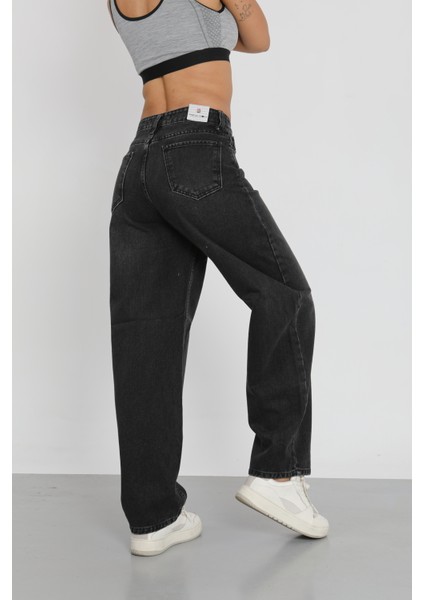 Antrasit Gri Baggy Pantolon modelleri