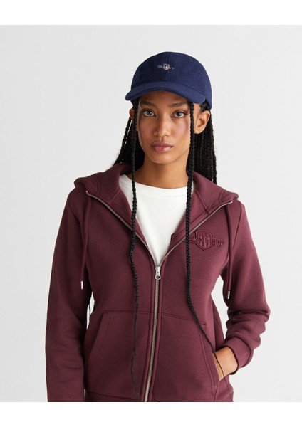 Kadın Bordo Regular Fit Kapüşonlu Fermuarlıı Sweatshirt 4202588.656 fırsatları
