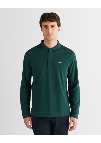 Erkek Yeşil Regular Fit Polo Yaka Polo 2425334T.374