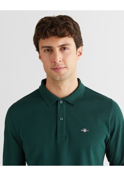 Erkek Yeşil Regular Fit Polo Yaka Polo 2425334T.374 fırsatları