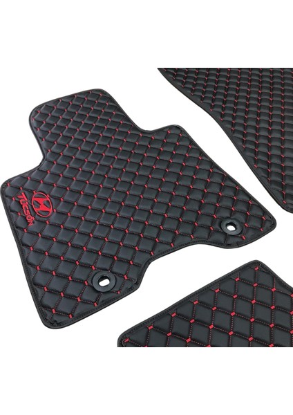 Oto Halı Paspas Seti Hyundai Tucson Serisi Modelleri Uyumlu Kadife Halı Kaymaz & Şık Tasarım