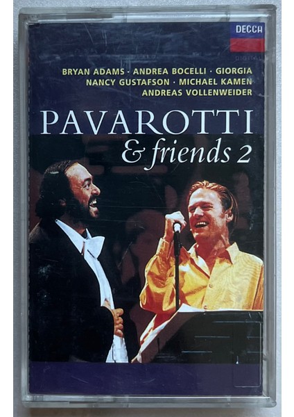 Pavarotti & Friends 2 Kaset (Orijinal Dönem Baskı Kaset)