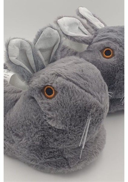 Yetişkin Peluş Tavşan Panduf – Ultra Yumuşak, Sıcak Tutucu, 36-38 / 38-40 Numara fiyatları